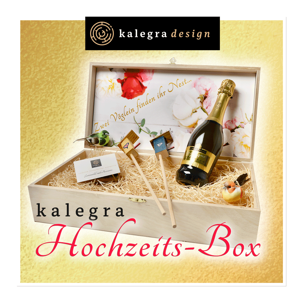 kalegra Hochzeitsbox handgefertigt in Bayern